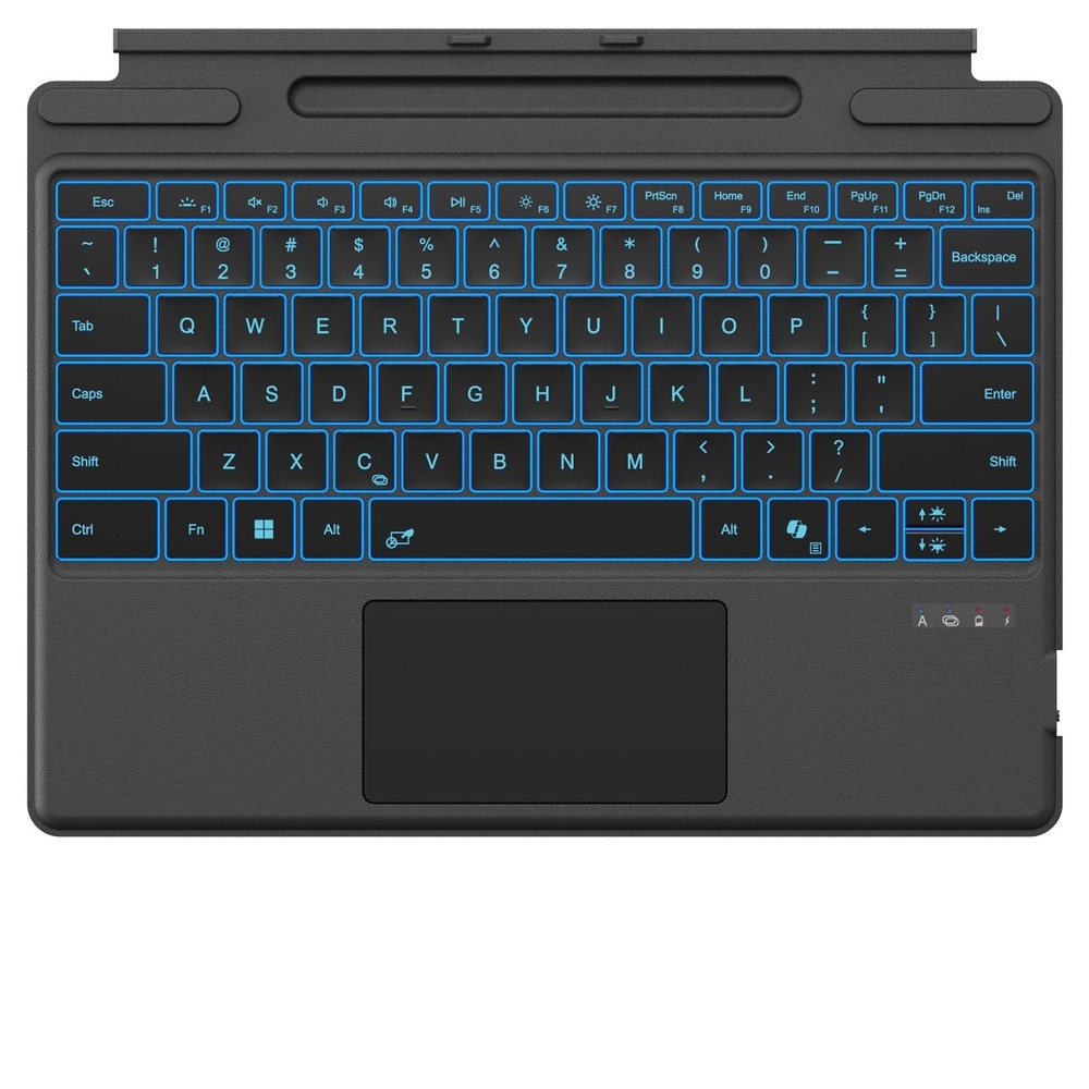 MEETION Bluetooth Backlit Keyboard with Trackpad for Surface Pro 11 10 9 8 X